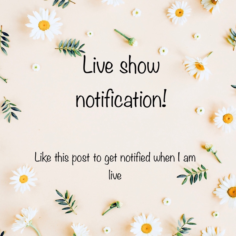 Live show notification!